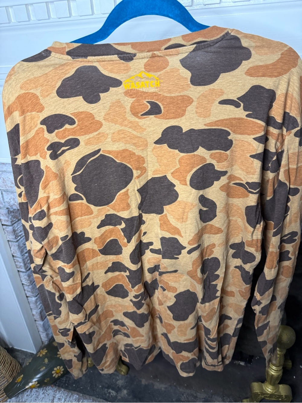 Browning Wasatch Camo Long Sleeve Graphic Tee Shirt XL 100% Cotton - Picture 3 of 4